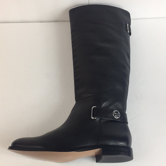 Coach Marina  Women's Leather Riding Boots - Picture 2 of 8